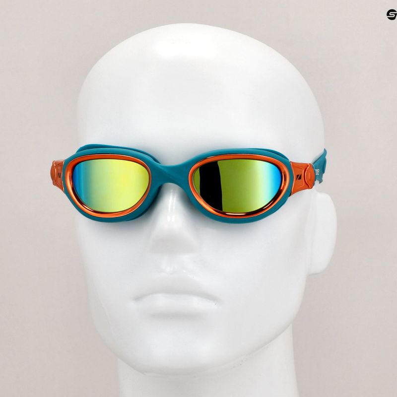 Okulary do pływania ZONE3 Venator-X teal/copper 13