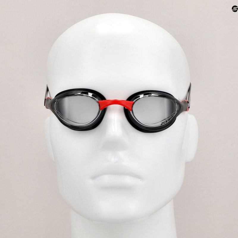 Okulary do pływania ZONE3 Volare Streamline Racing black/red 6