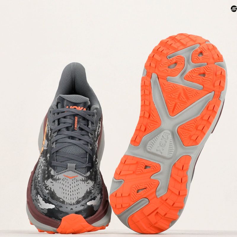 Buty do biegania męskie HOKA Stinson 7 casterlock/cabernet 10