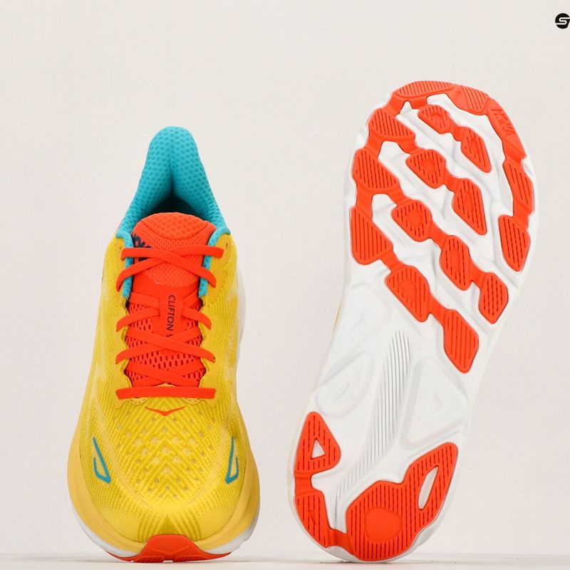 Buty do biegania męskie HOKA Clifton 9 passion fruit/maize 9