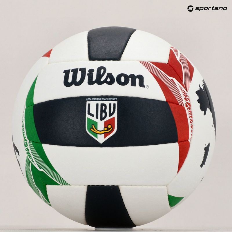 Piłka do siatkówki plażowej Wilson Italian League Vb Official Gameball white rozmiar 5 5