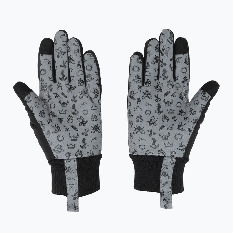 Rękawiczki rowerowe dziecięce woom Warm Tens black 2