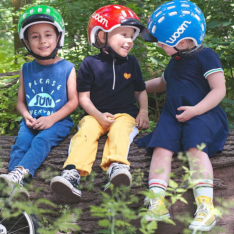 Kask rowerowy dziecięcy woom Kids green 10