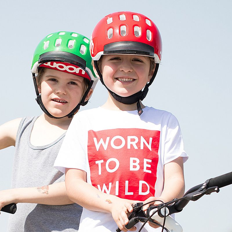 Kask rowerowy dziecięcy woom Kids green 11