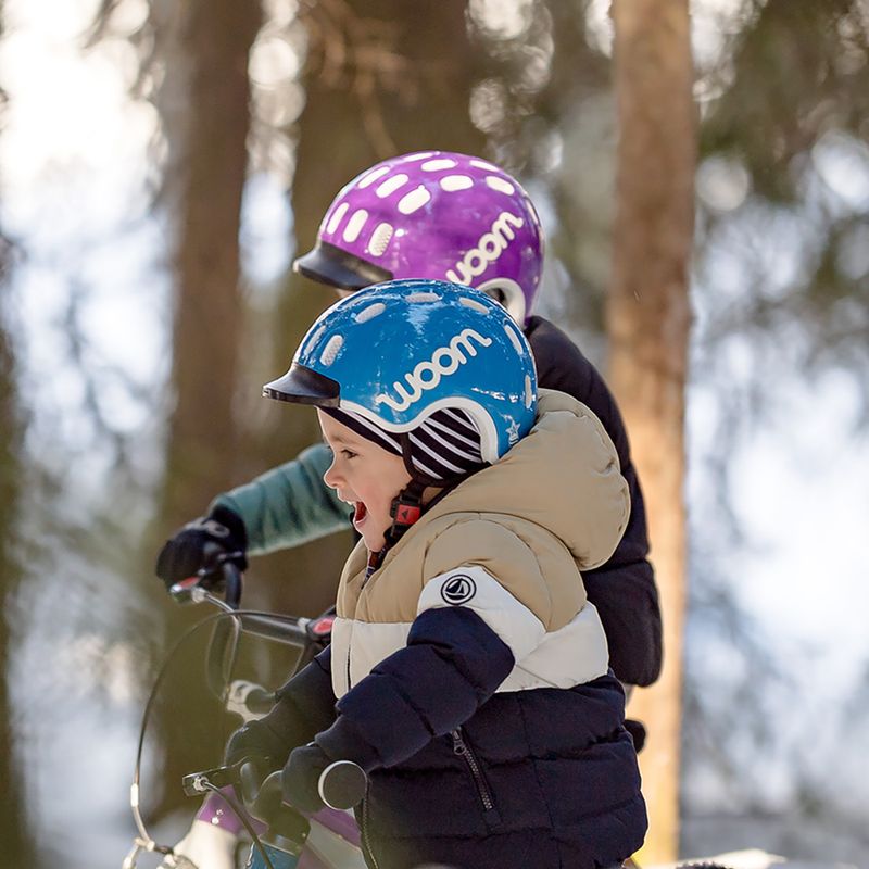 Kask rowerowy dziecięcy woom Kids purple 12