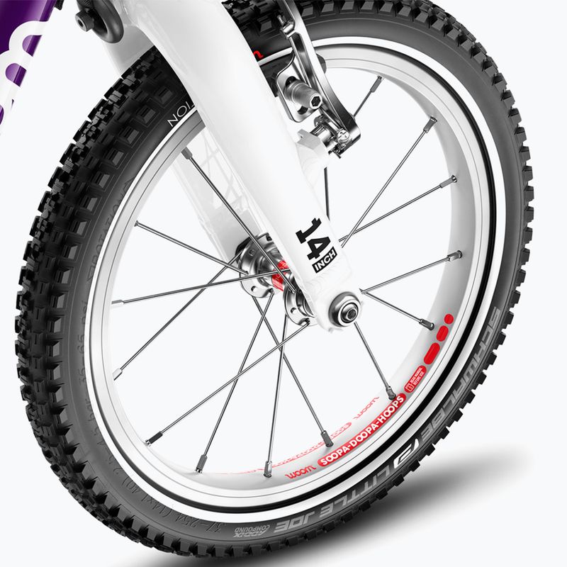Rower dziecięcy woom 2 + Nóżka Leggie S cosmic blurple 7