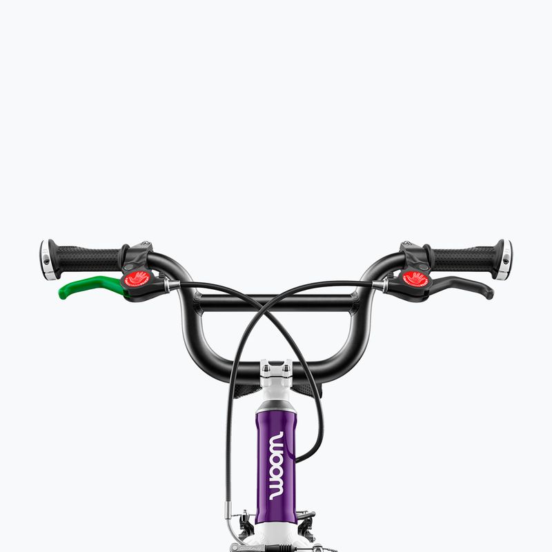 Rower dziecięcy woom 3 + Nóżka Leggie S cosmic bluerple 4