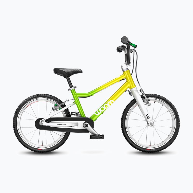 Rower dziecięcy woom 3 + Nóżka Leggie S atomic neon 2