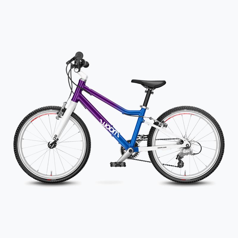 Rower dziecięcy woom 4 + Nóżka Leggie M cosmic blurple 2