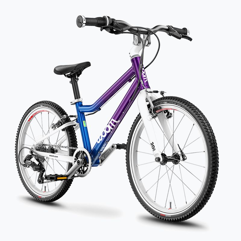 Rower dziecięcy woom 4 + Nóżka Leggie M cosmic blurple 3