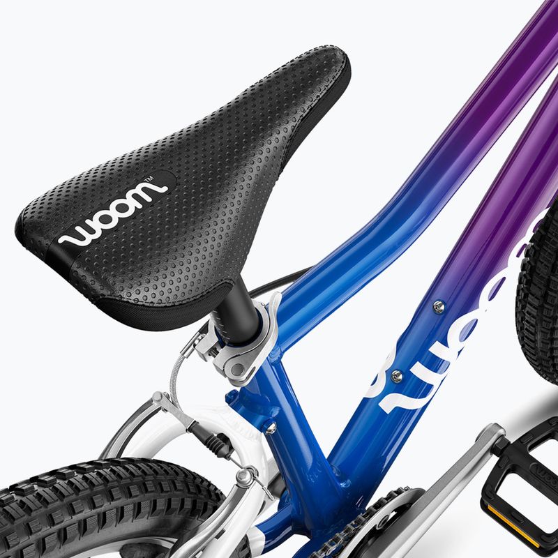 Rower dziecięcy woom 4 + Nóżka Leggie M cosmic blurple 6