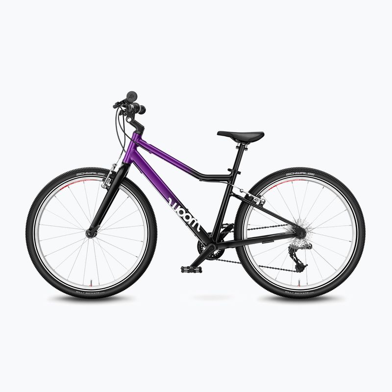 Rower dziecięcy woom 5 + Nóżka Leggie M purple twilight 3