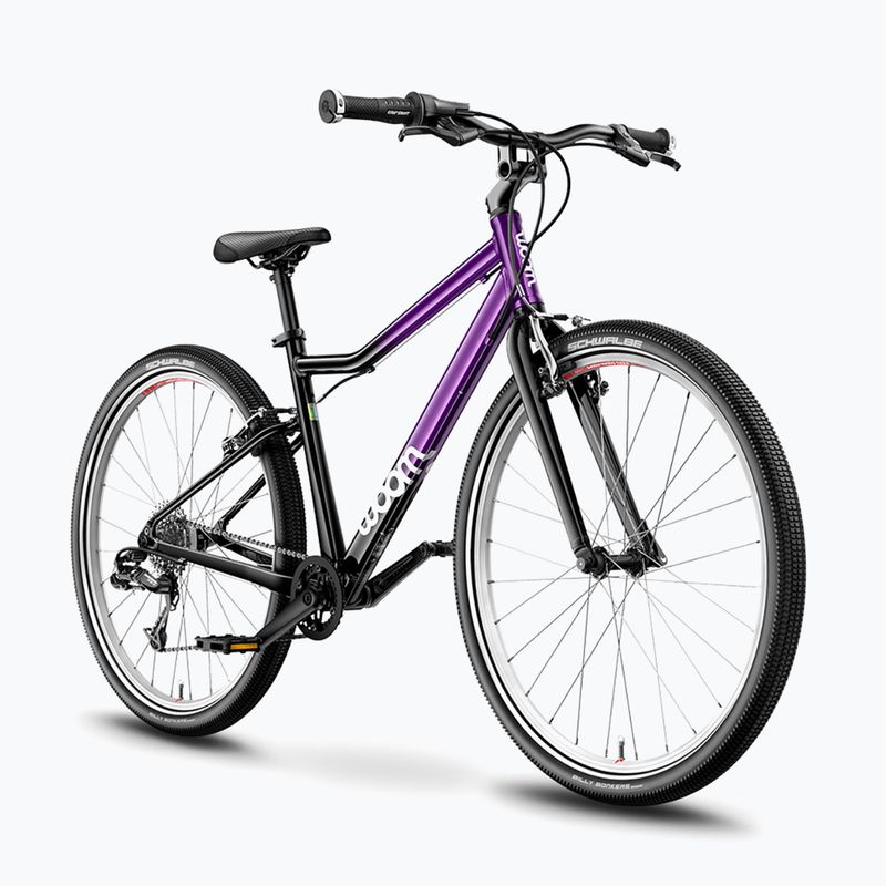 Rower młodzieżowy woom 6 + Nóżka Leggie L purple twilight 2