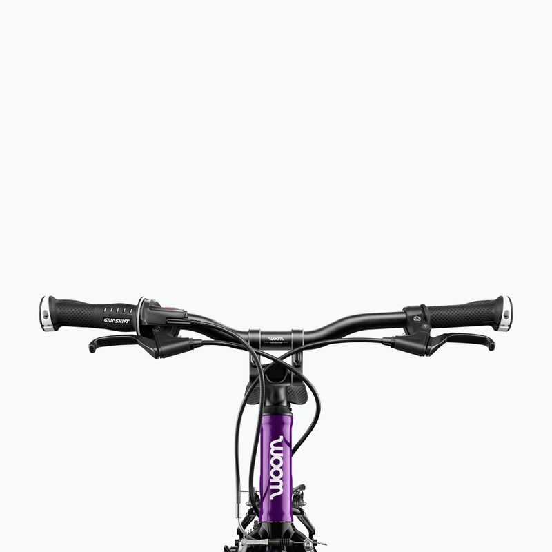 Rower młodzieżowy woom 6 + Nóżka Leggie L purple twilight 4