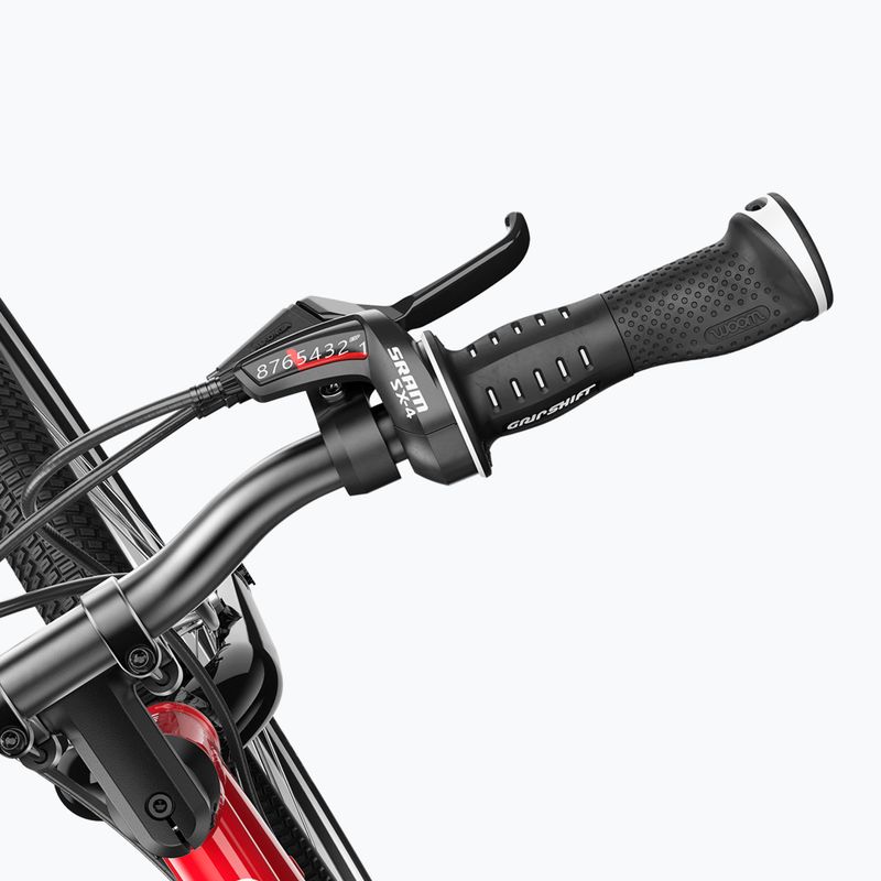 Rower młodzieżowy woom 6 + Nóżka Leggie L red eclipse 6