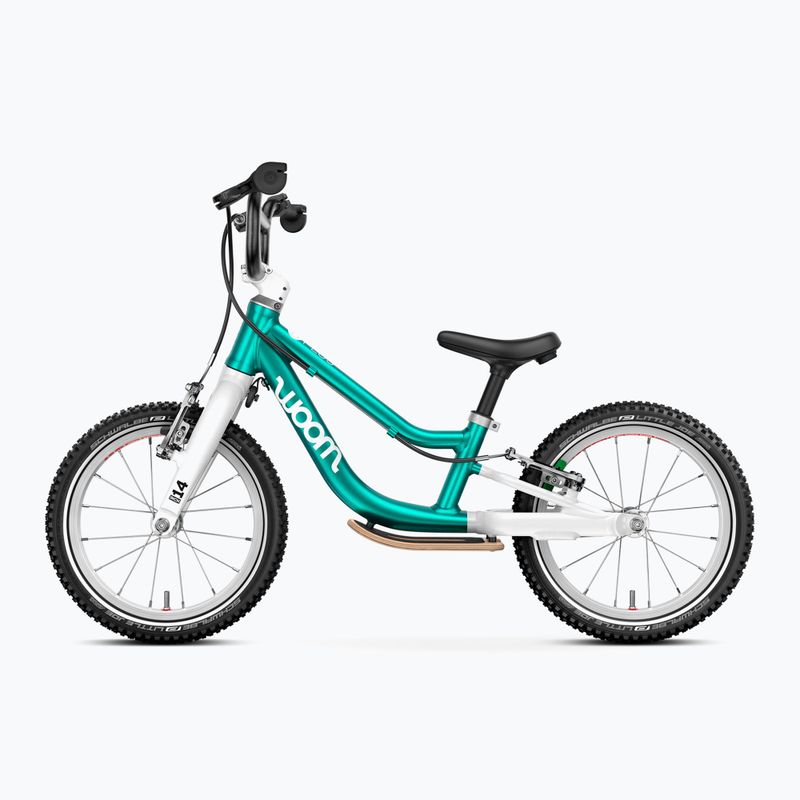 Rowerek biegowy woom GO 1 Plus metallic turquoise 2