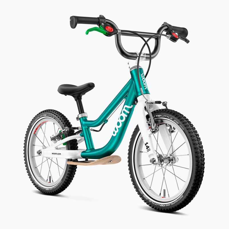 Rowerek biegowy woom GO 1 Plus metallic turquoise 3