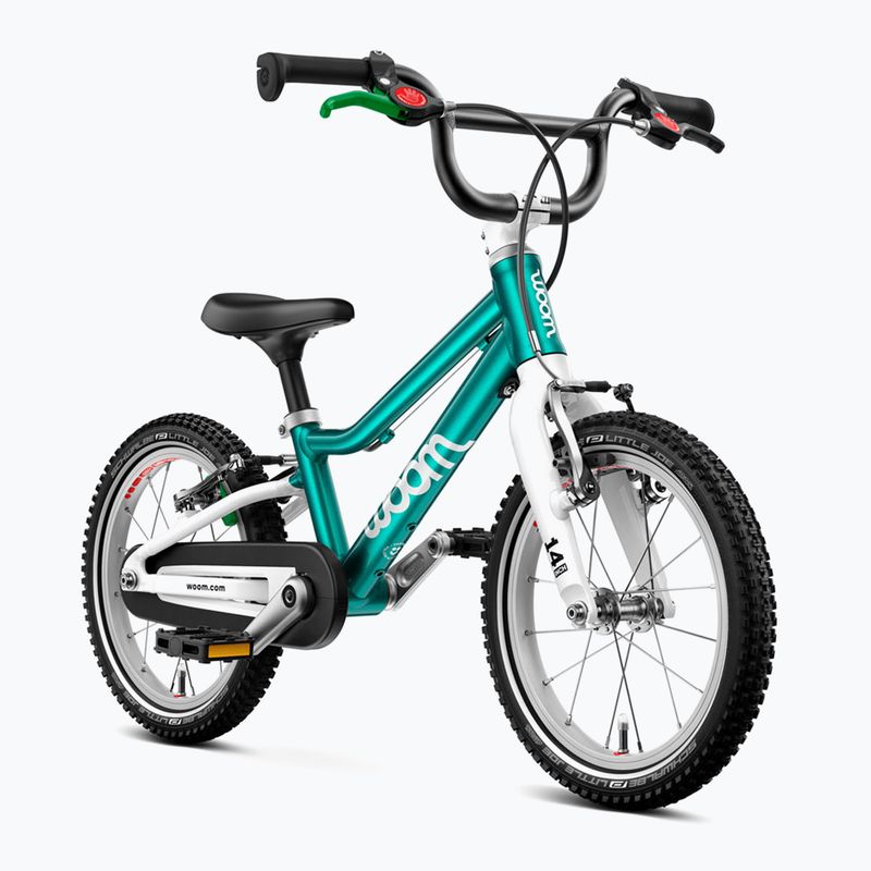 Rower dziecięcy woom GO 2 metallic turquoise 3