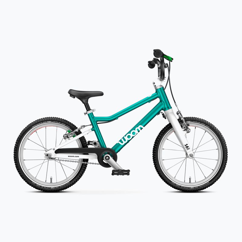 Rower dziecięcy woom GO 3 metallic turquoise