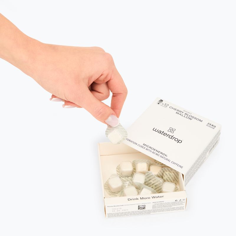 Napój energetyczny waterdrop Microenergy Shiro 12 kostek cherry blossom/ mallow 3