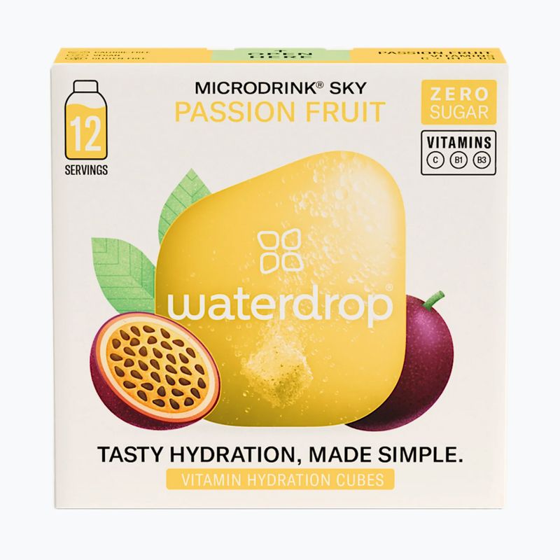 Napój izotoniczny waterdrop Microdrink Sky 12 kostek pineberry passion fruit