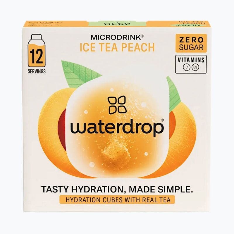 Napój nawadniający waterdrop Microdrink Ice Tea 12 kostek peach