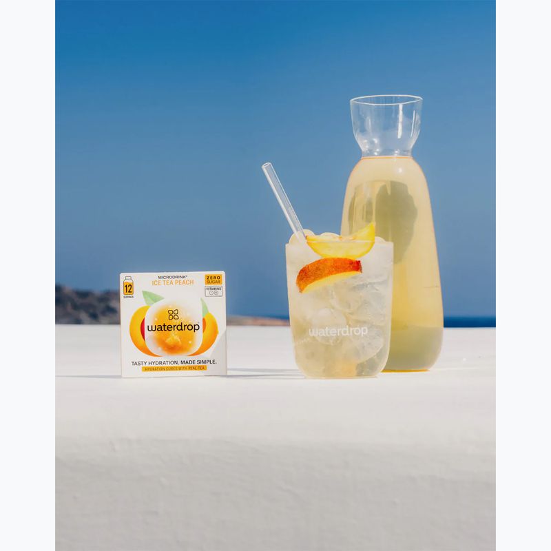 Napój nawadniający waterdrop Microdrink Ice Tea 12 kostek peach 3