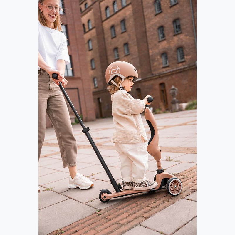 Hulajnoga trójkołowa dziecięca Scoot & Ride Highwaykick 1 Push And Go mocha 15