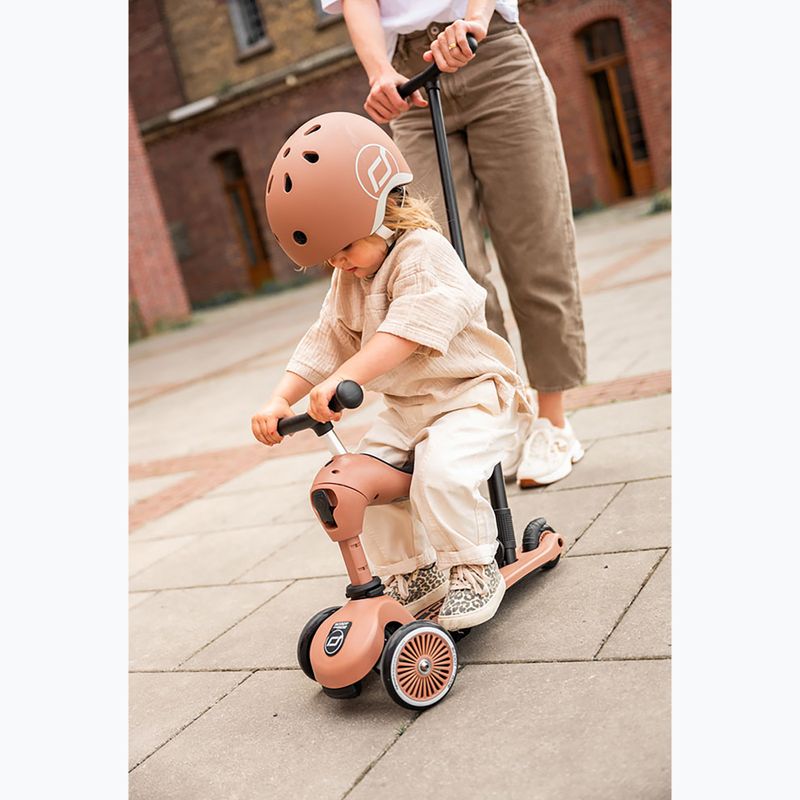Hulajnoga trójkołowa dziecięca Scoot & Ride Highwaykick 1 Push And Go mocha 17