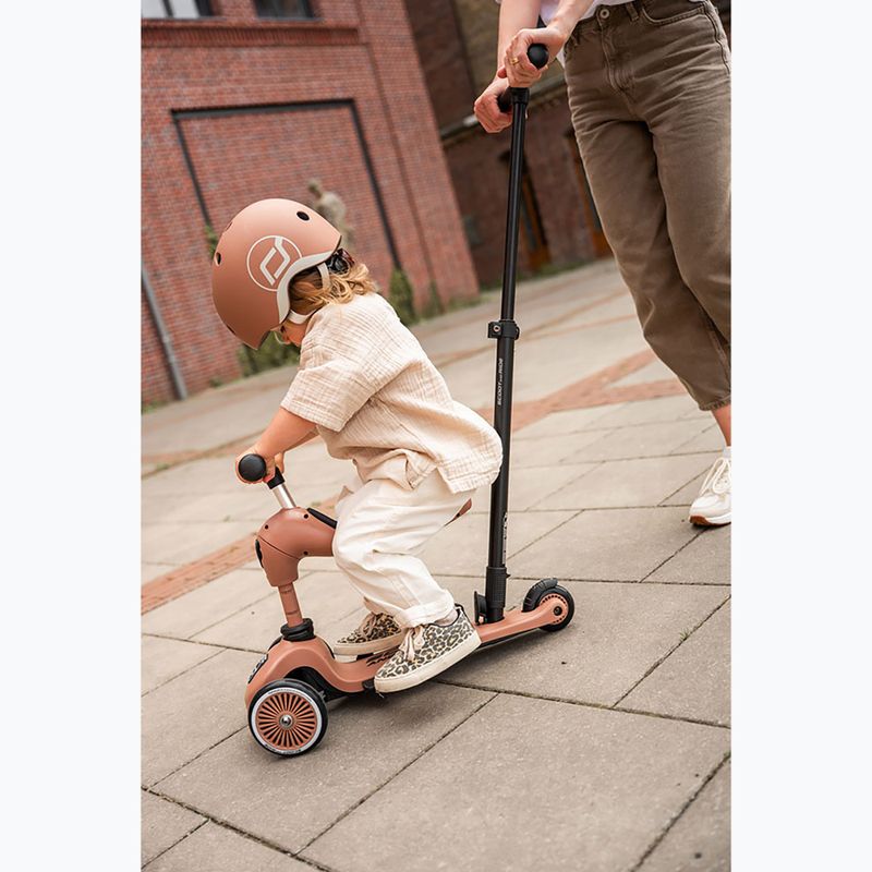 Hulajnoga trójkołowa dziecięca Scoot & Ride Highwaykick 1 Push And Go mocha 18