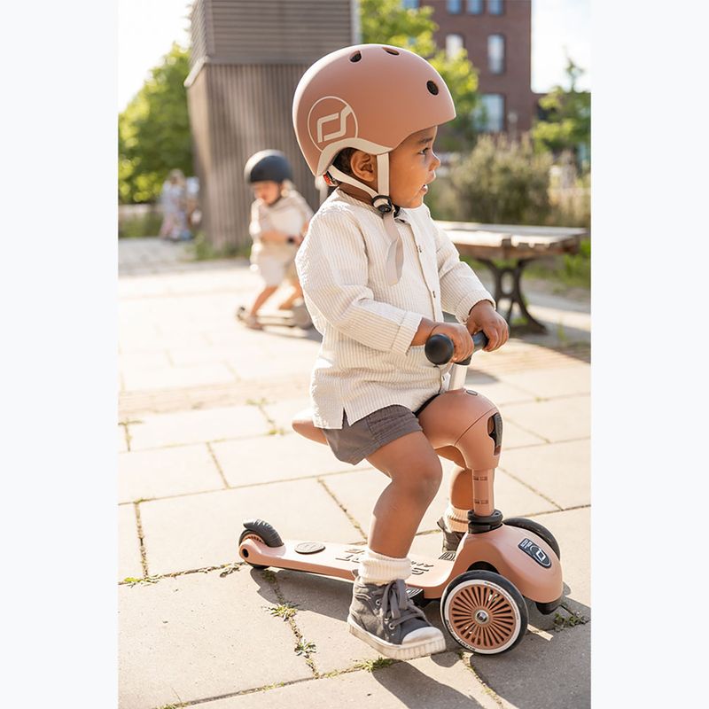 Hulajnoga trójkołowa dziecięca Scoot & Ride Highwaykick 1 Push And Go mocha 21