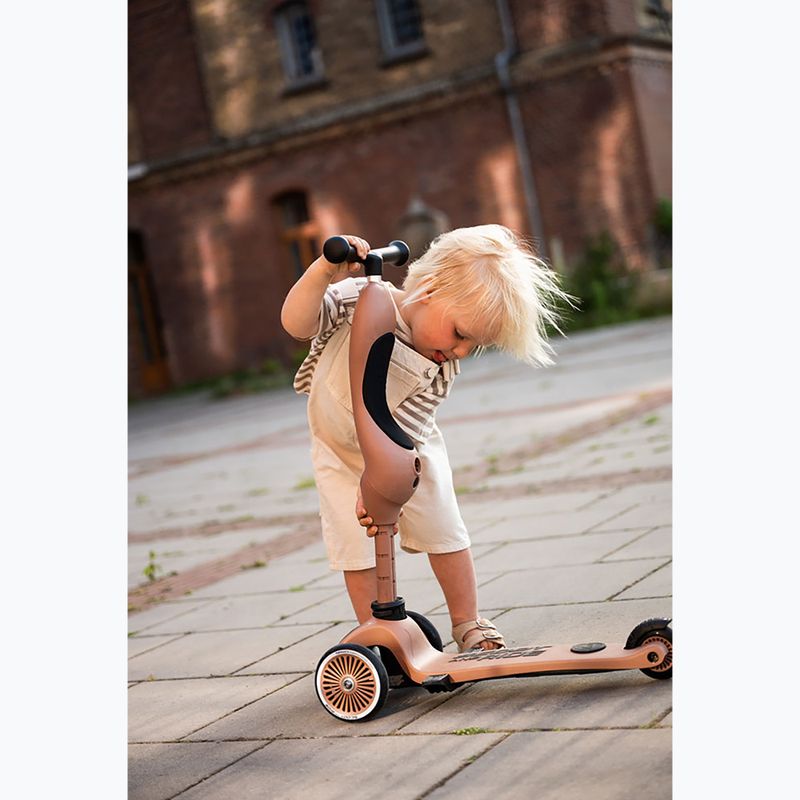 Hulajnoga trójkołowa dziecięca Scoot & Ride Highwaykick 1 Push And Go mocha 23