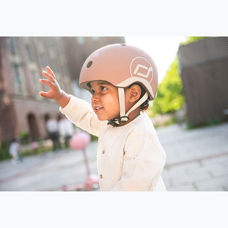 Kask dziecięcy Scoot & Ride XXS-S mocha 9