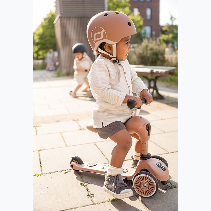 Kask dziecięcy Scoot & Ride XXS-S mocha 11