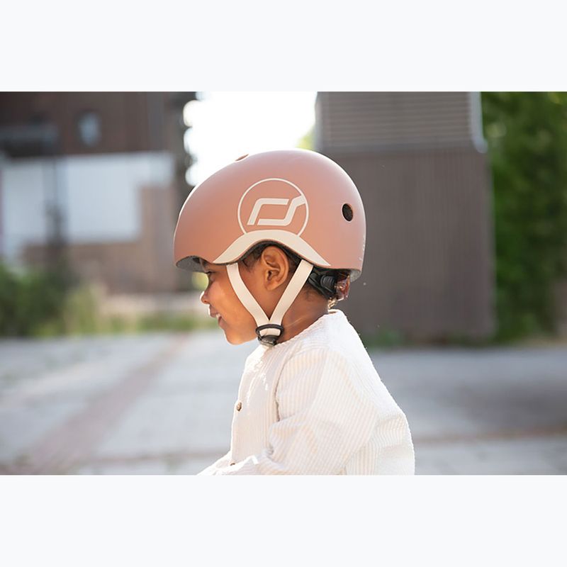 Kask dziecięcy Scoot & Ride XXS-S mocha 12