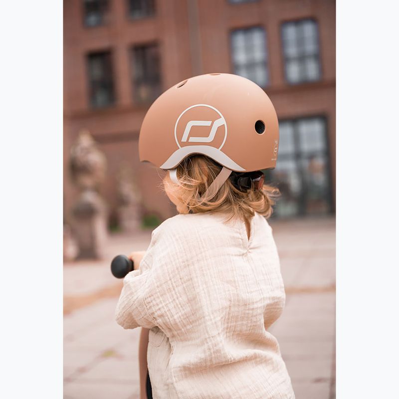 Kask dziecięcy Scoot & Ride XXS-S mocha 13