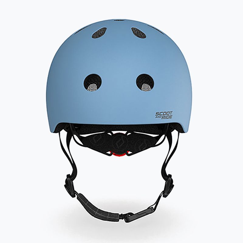 Kask dziecięcy Scoot & Ride M-L steel 2