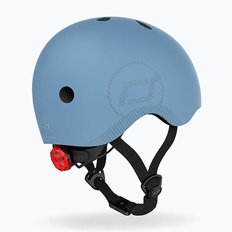 Kask dziecięcy Scoot & Ride M-L steel 5