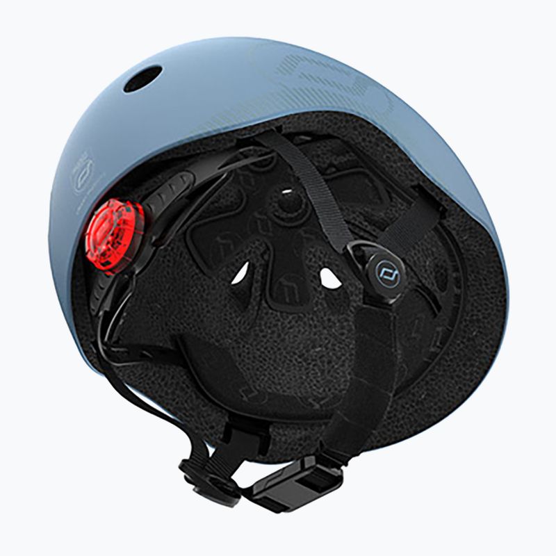Kask dziecięcy Scoot & Ride M-L steel 7