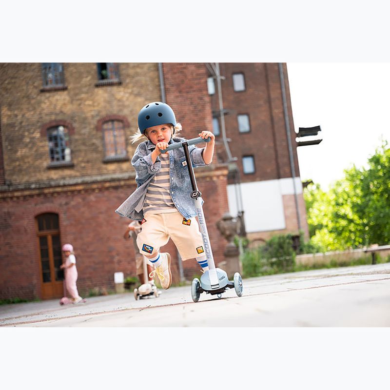 Hulajnoga trójkołowa dziecięca Scoot & Ride Highwaykick 3S 2w1 LED steel 13