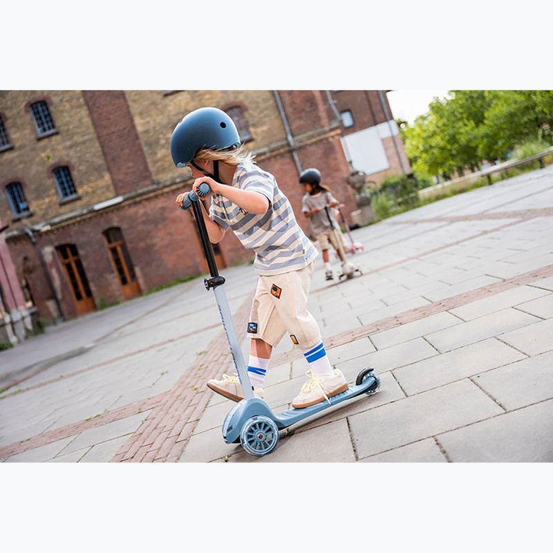 Hulajnoga trójkołowa dziecięca Scoot & Ride Highwaykick 3S 2w1 LED steel 14