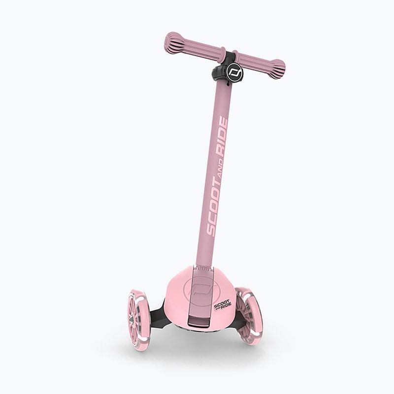 Hulajnoga trójkołowa dziecięca Scoot & Ride Highwaykick 3S 2w1 LED rose 8