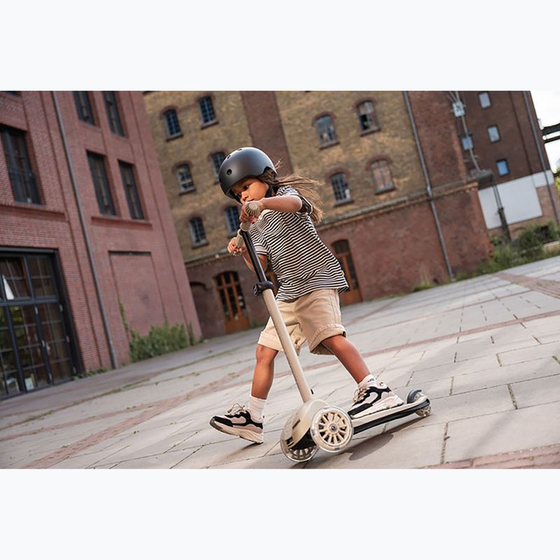 Hulajnoga trójkołowa dziecięca Scoot & Ride Highwaykick 3S 2w1 LED ash 16