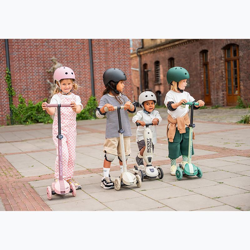 Hulajnoga trójkołowa dziecięca Scoot & Ride Highwaykick 3S 2w1 LED forest 17