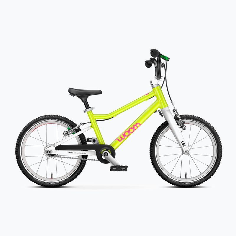 Rower dziecięcy woom GO 3 Automagic neon lime