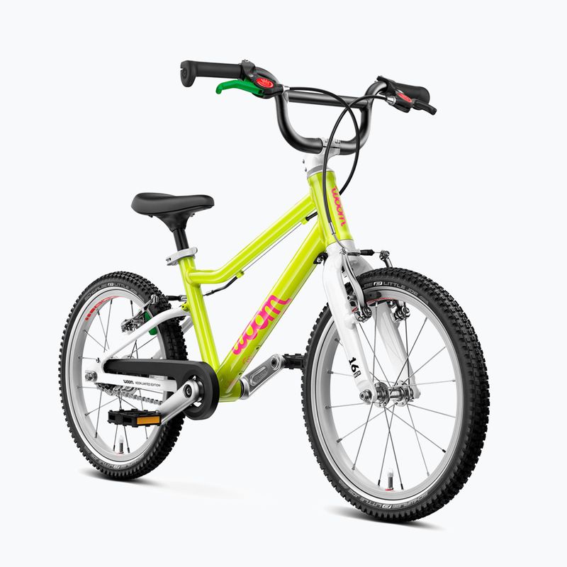 Rower dziecięcy woom GO 3 Automagic neon lime 2