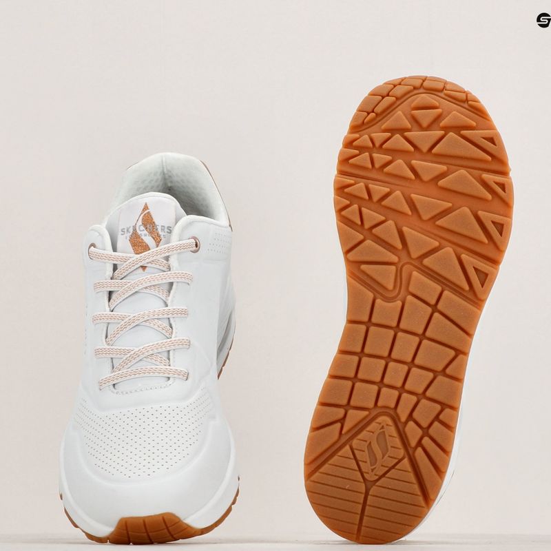Buty damskie SKECHERS Uno Shimmer Away white 10