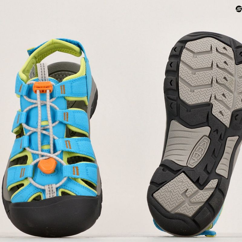 Sandały juniorskie KEEN Newport Boundless blue atoll/daiquiri green 9