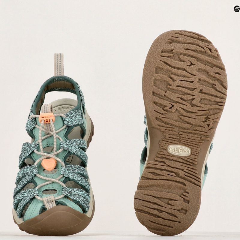 Sandały damskie KEEN Whisper granite green/ peach parfait 9