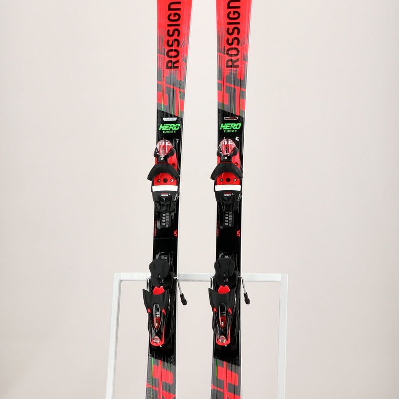 Narty zjazdowe Rossignol Hero Elite ST TI K + wiązania SPX14 black/red 8